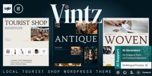 Vintz - Local Tourist Antique Shop WordPress Theme
